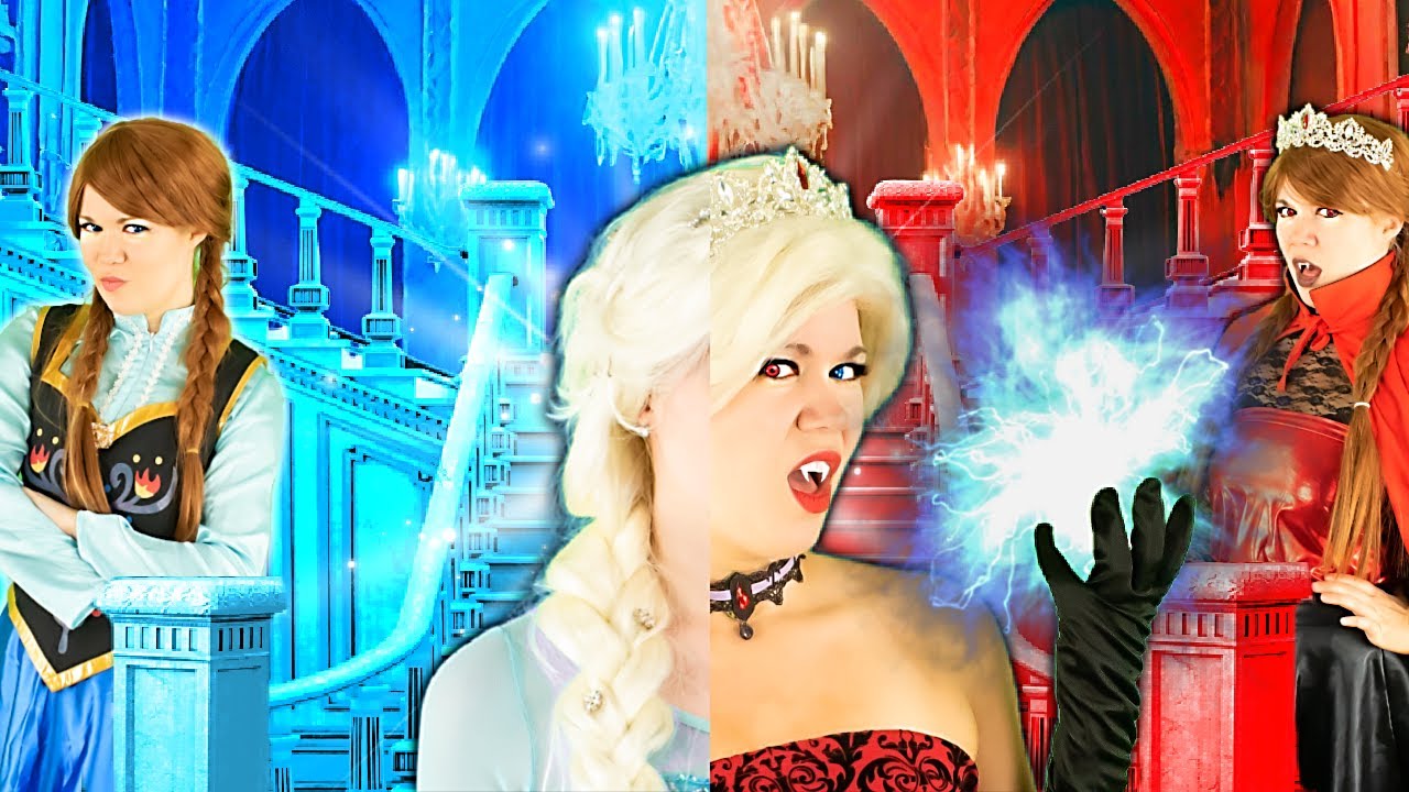 FROZEN Sisters BECOME VAMPIRES!