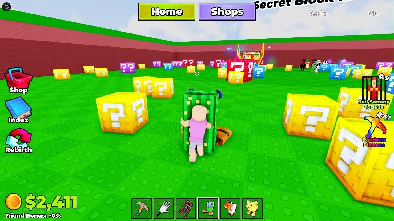 I Went to 0$ to 4,000,000$ in break a lucky block
