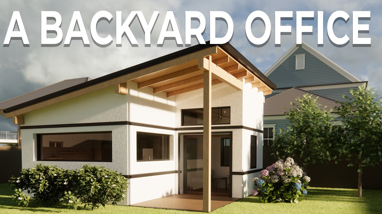 Architect Designs a Quiet Backyard Office for Working from Home