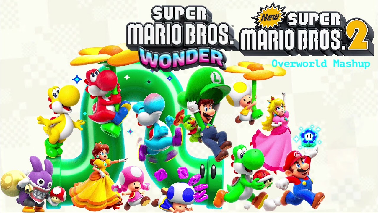 Super Mario Bros  Wonder - Overworld Mashup