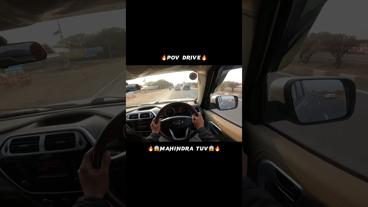 MAHINDRA TUV 300 | TUV | POV Drive | #asmr #pointofview #mahindra #tuv300 #shorts #mahindratuv300