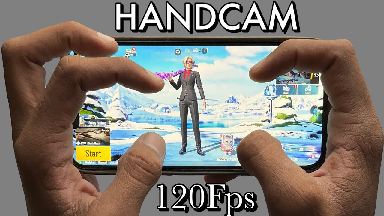 Handcam iPhone 13 Pro 120Fps Test Gameplay in PubgMobile 