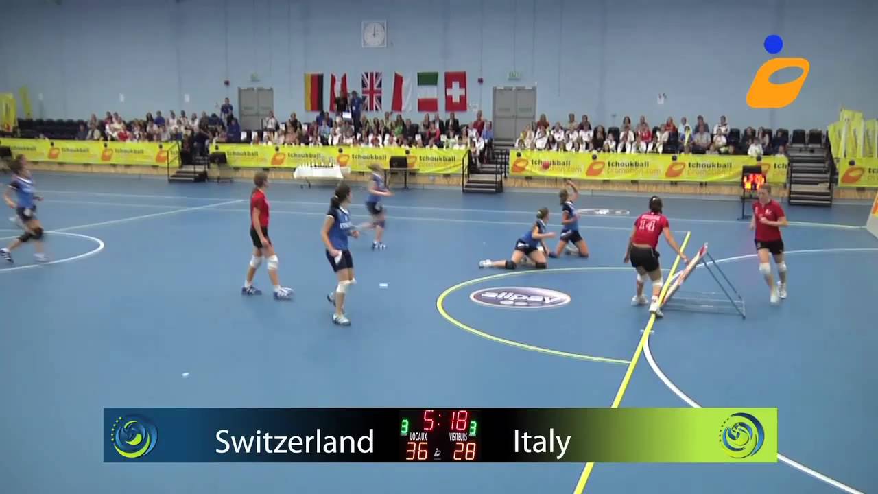 Tchoukball: Euro 2010 Women Final 5/6 - ITA vs SUI
