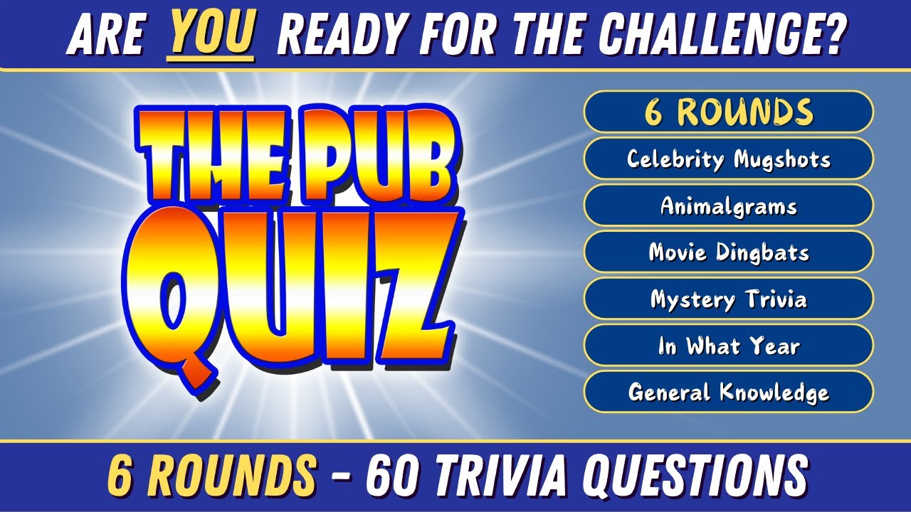 60 Epic Trivia Questions | Take The Trivia Quizmaster Challenge!