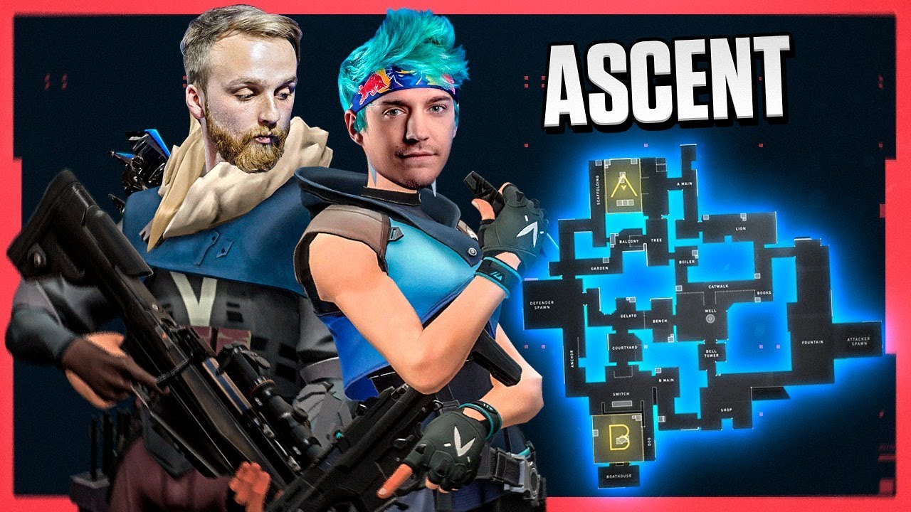 NEW VALORANT MAP - ASCENT w/ Hiko, Ninja, NoahJ456