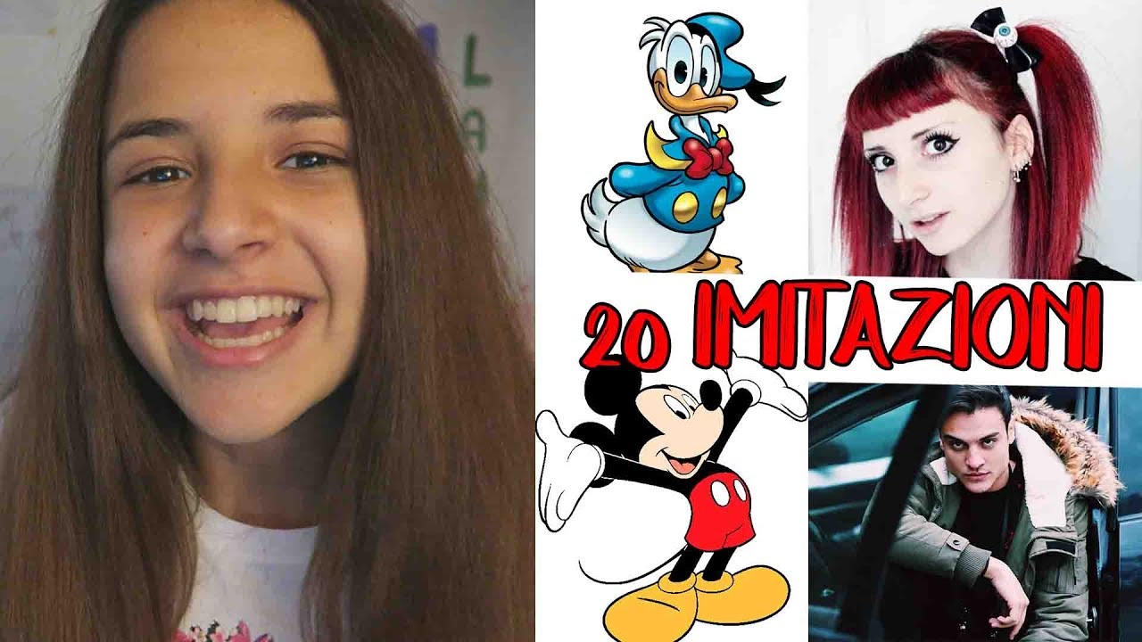 20 IMITAZIONI DI YOUTUBER E PERSONAGGI DISNEY | SIVI SHOW