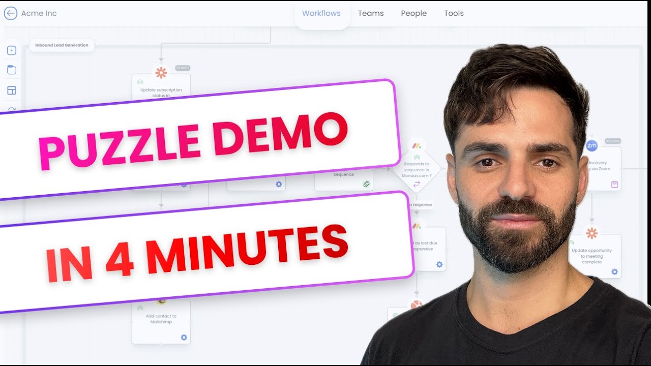 Puzzle: 4-Minute Demo &mdash; Map Processes, Reduce Chaos, Scale Consistency