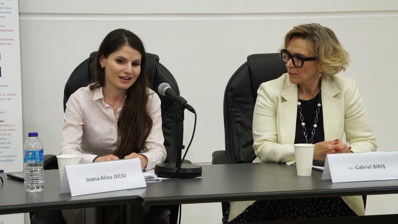 Ioana Alina JECIU - consilier juridic, reprezentant Ministerul Finanțelor Publice,