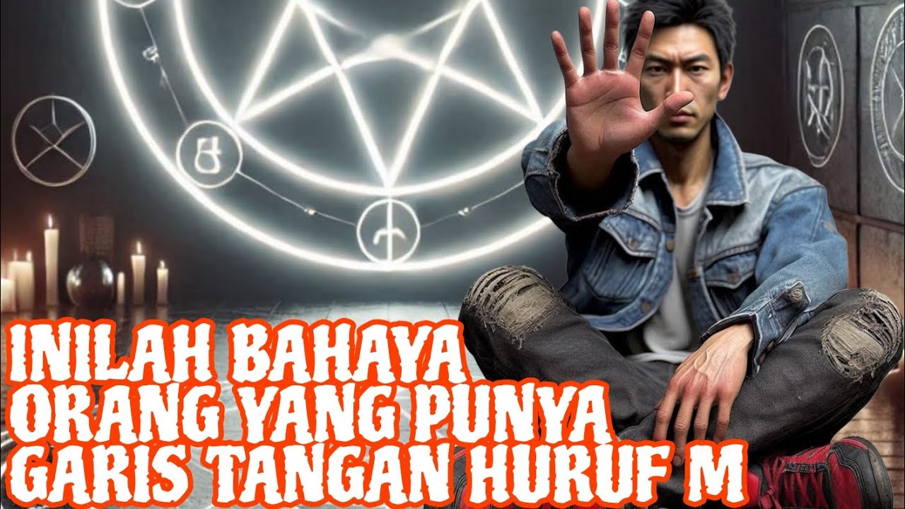 JANGAN SAMPAI CELAKA‼️_BAHAYA ORANG YANG PUNYA GARIS TANGAN M DI TELAPAK TANGANNYA