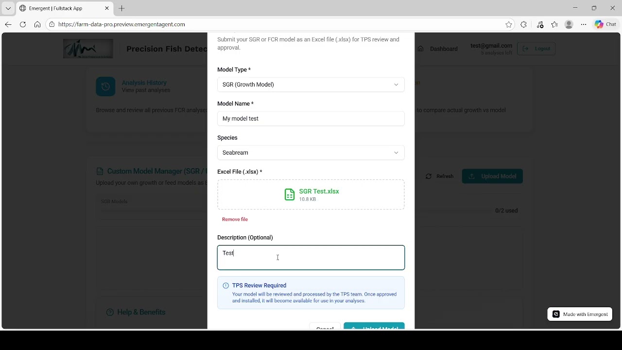 How to upload custom model