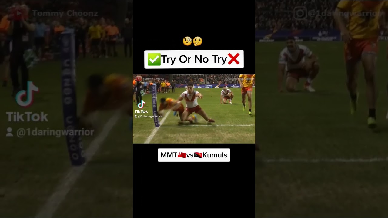 Was this a try? 🇹🇴vs🇵🇬 #rugbyleague #rugbyleagueworldcup #mmt #tonga #papuanewguinea #kumuls
