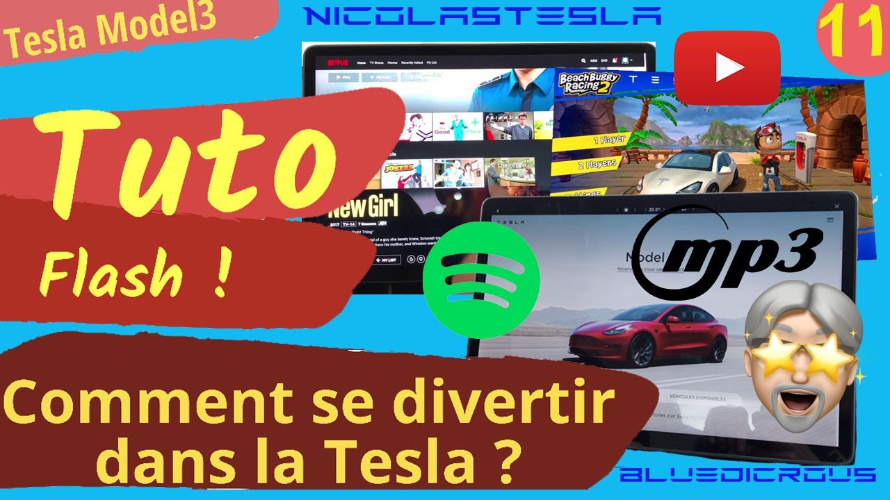 Tesla Model3 et Y Tuto Flash : Comment se divertir dans sa Tesla ?(Et astuce plein écran)