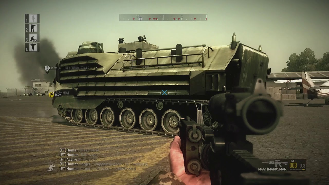 Epic Realistic Marine Assault on Airfield - Operation Flashpoint: Dragon Rising (Gameplay)