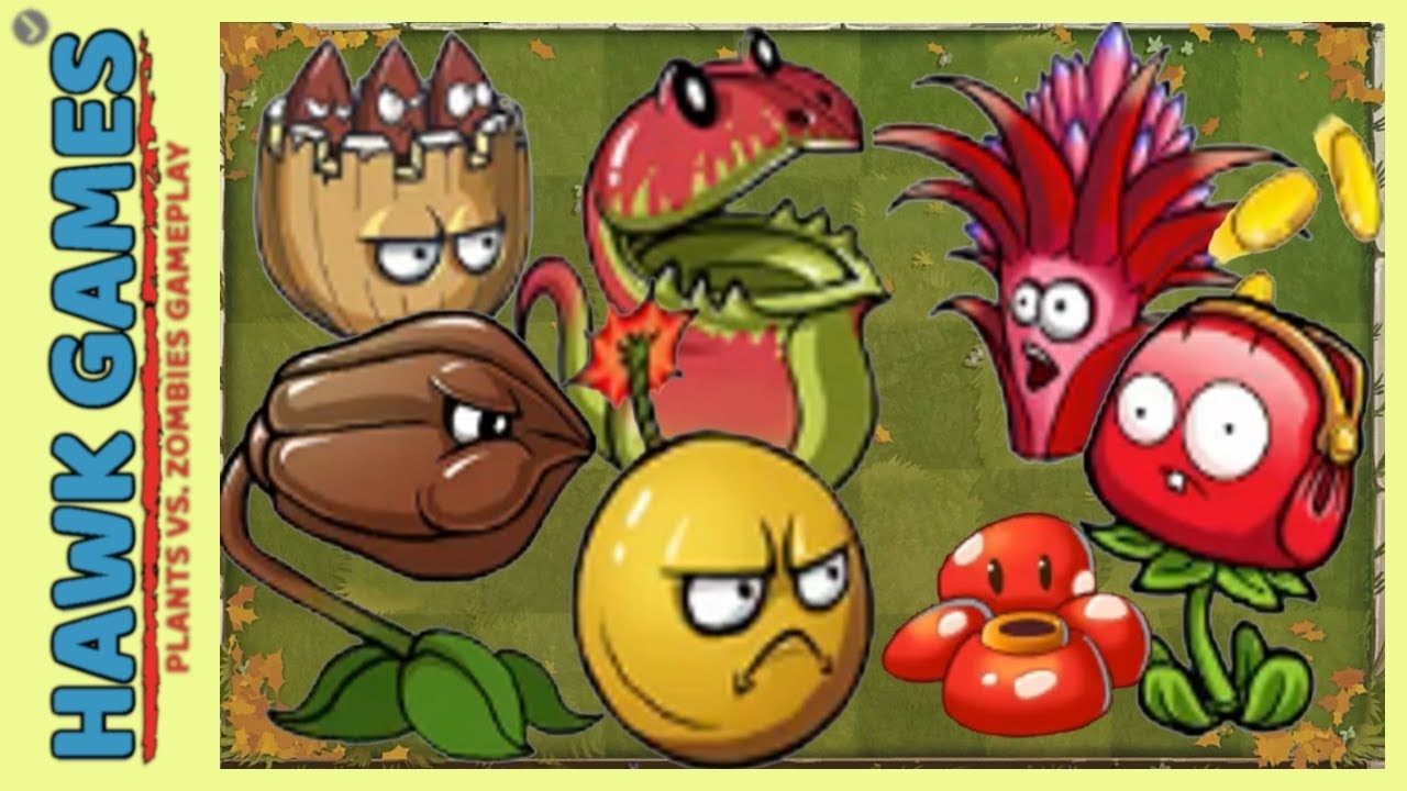 🌳 Plants vs Zombies 2 DOZENS NEW PLANTS CONCEPTS SCREENS [PART 2]