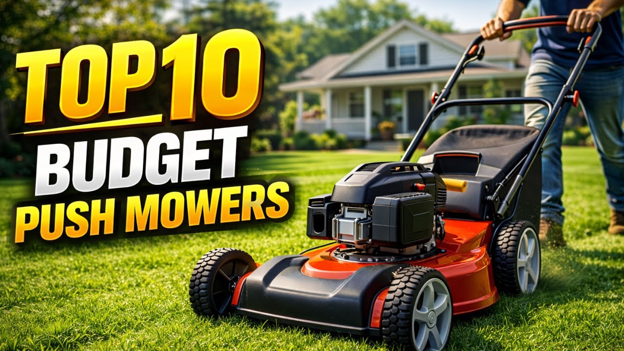 Best Budget Push Mowers 2026 | Cheap but Powerful Lawn Mowers