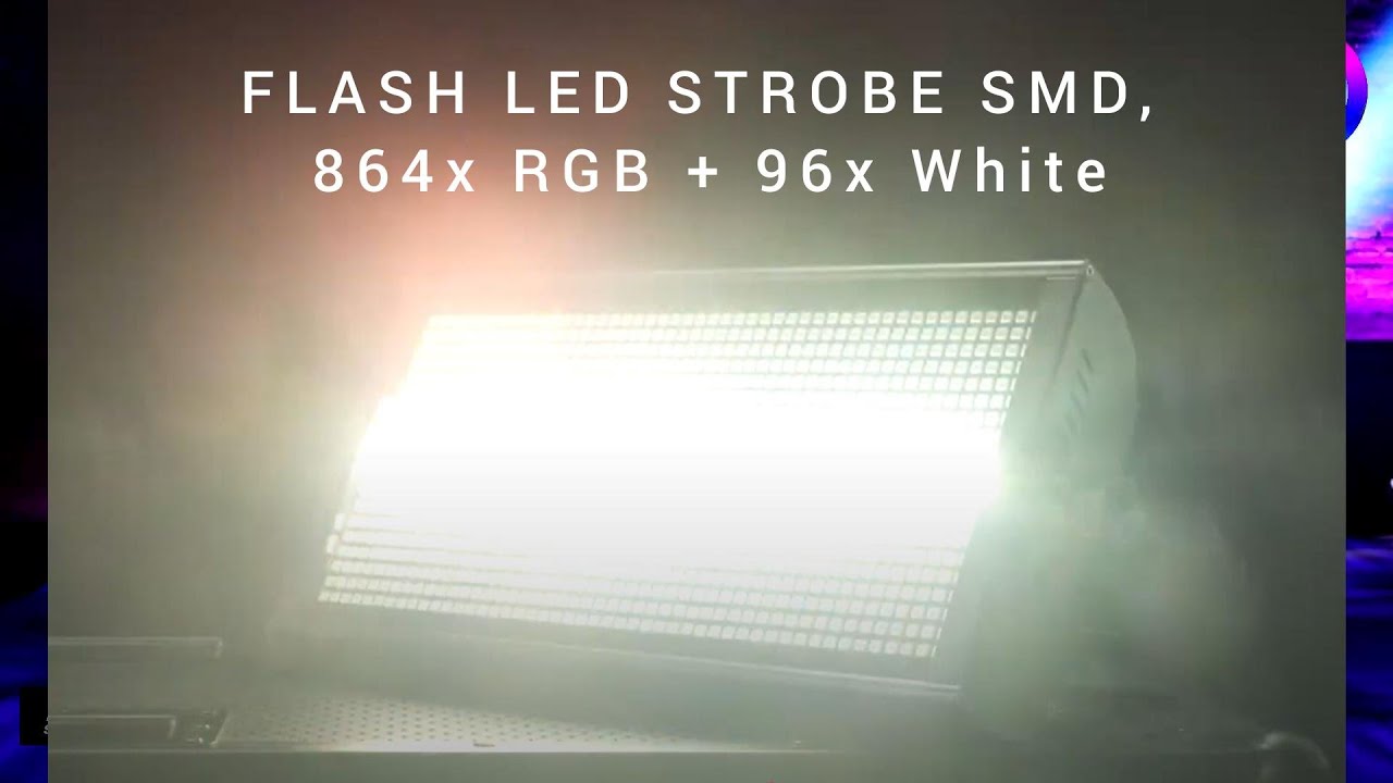FLASH LED STROBE SMD, 864x RGB + 96x White LED
