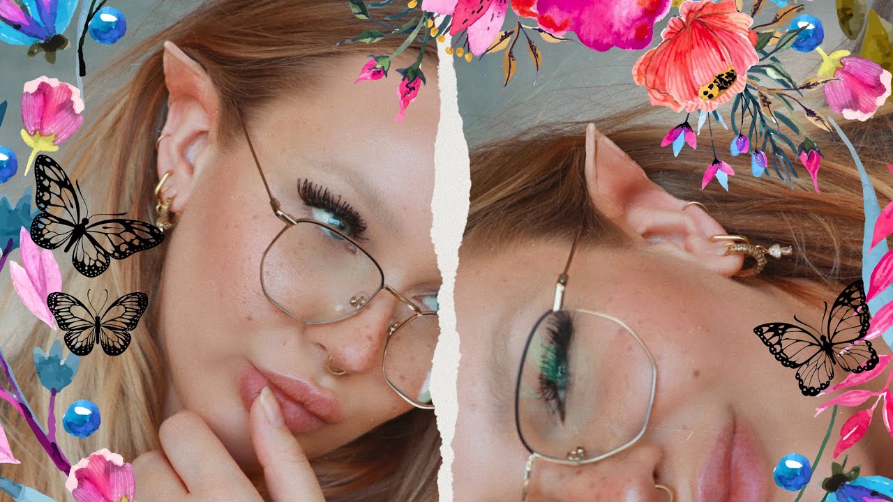 DIY elf ear using clay