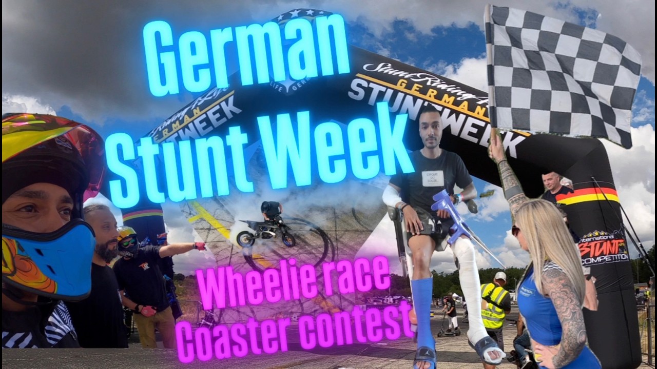 German Stunt Week 2025 , je finis les 2 jambes dans le platre ,mais c'était La Folie!!!