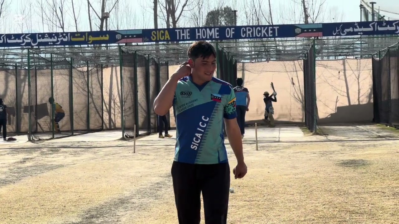 | today swat international cricket academy boys nets practice time short video |