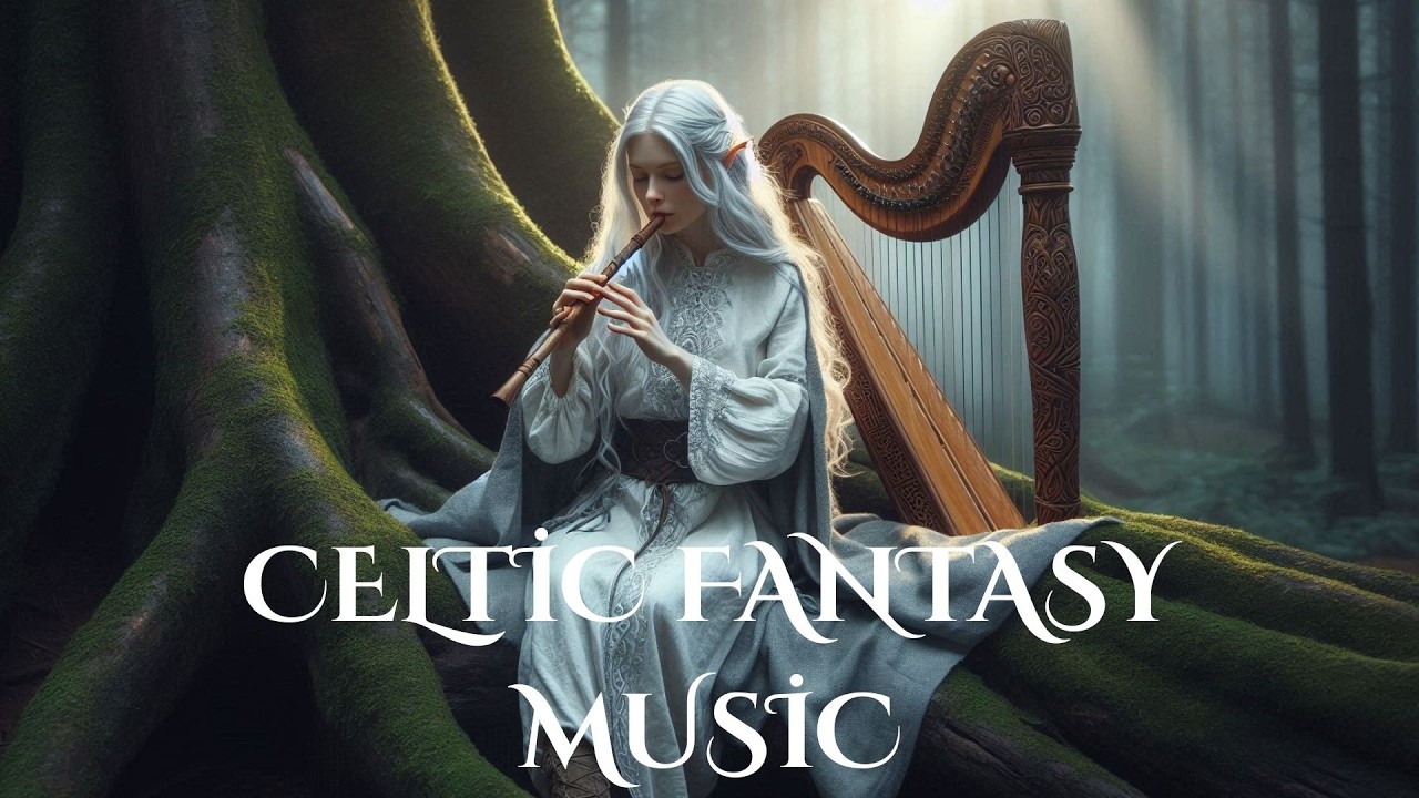 Aura of the Silver Woods 🍃 Relaxing Celtic Fantasy Music | Elven Harp & Flute for Sleep & Focus