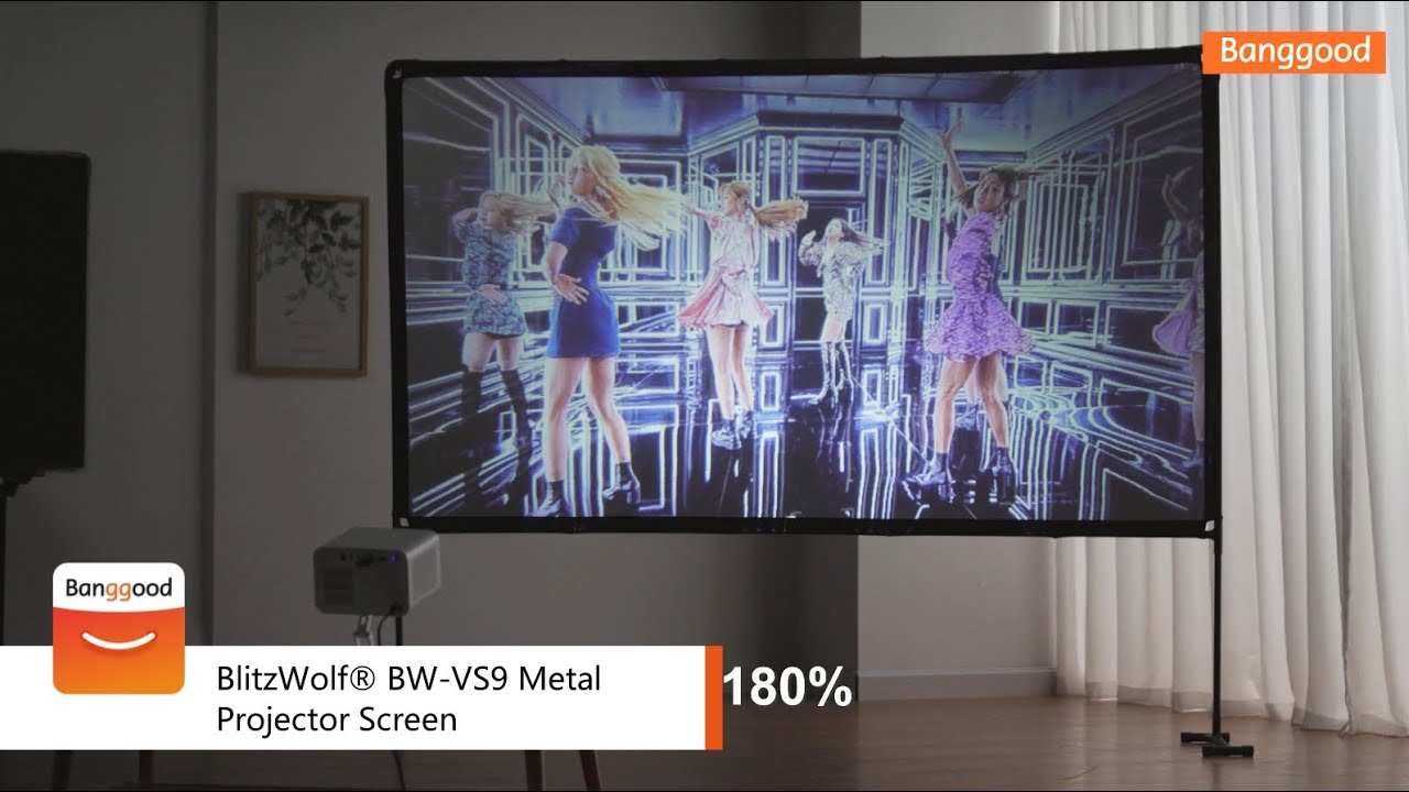 BlitzWolf BW-VS9 Metal Projector Screen - Shop on Banggood