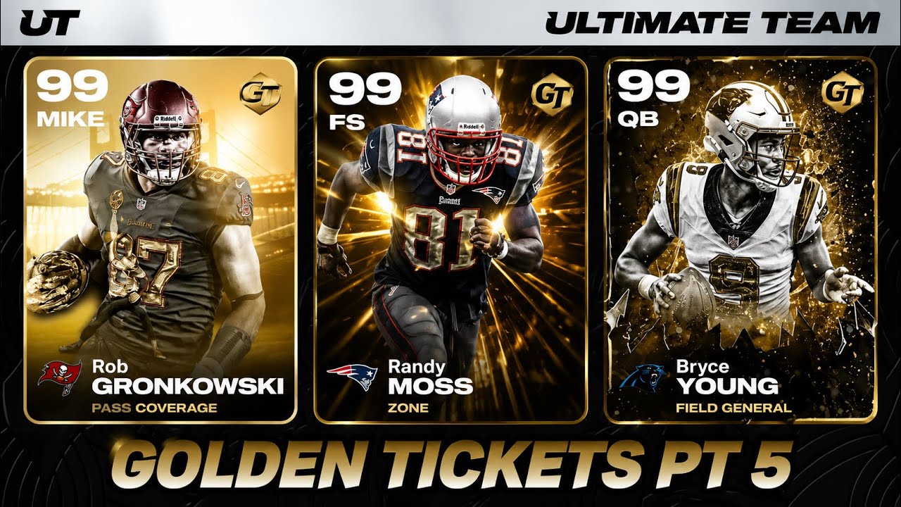 Golden Tickets, часть 5: Bryce Young, Randy Moss (FS), Tyreek Hill (LEDG) | Madden 26 Ultimate Team