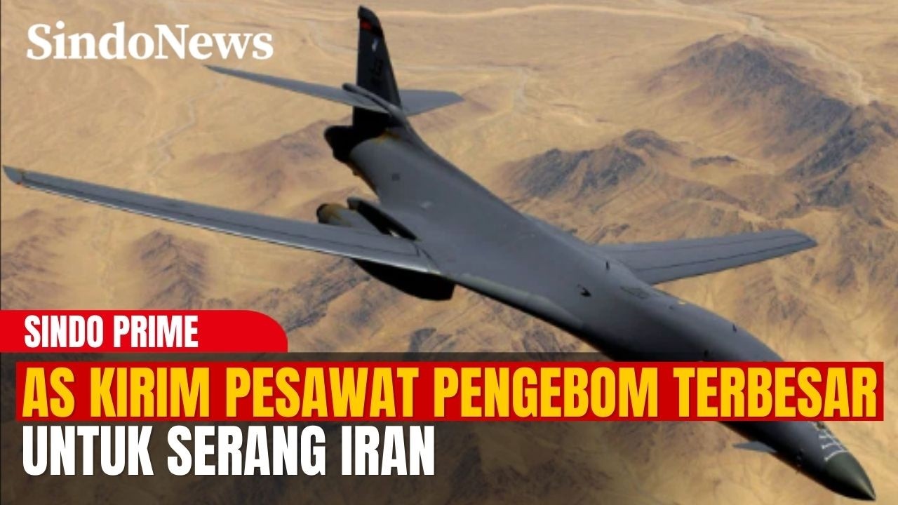 AS KERAHKAN PESAWAT PENGEBOM SUPERSONIK TERBESAR UNTUK HADAPI IRAN | Sindo Prime | 16/03