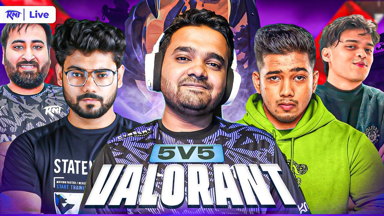 🔴RNT NIGHTS l VALO 5v5 WITH RNT CREATORS! 🤩