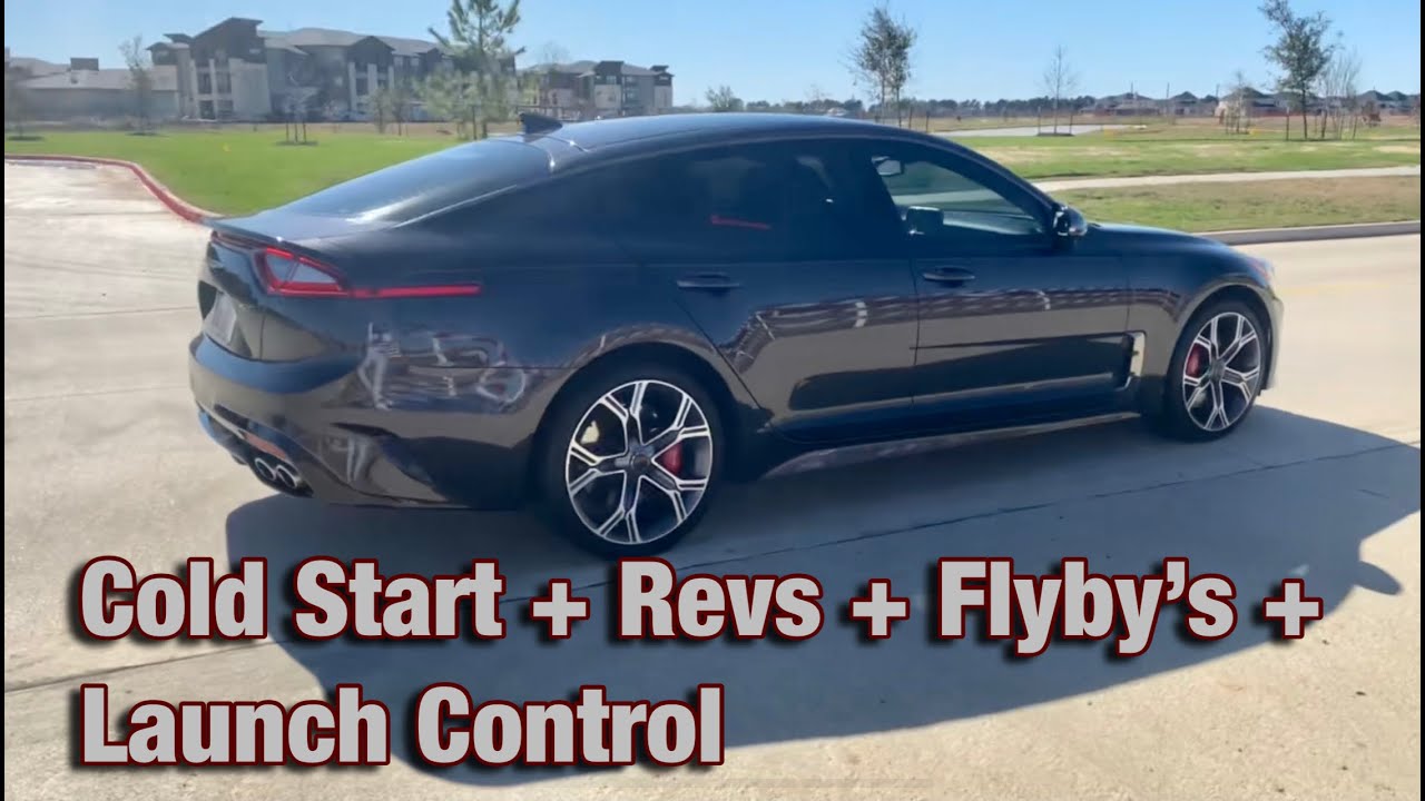 KIA STINGER GT COLD START+FLYBY'S+REVS+LAUNCH CONTROL+BORLA EXHAUST+ARK DOWNPIPES+INJEN INTAKES