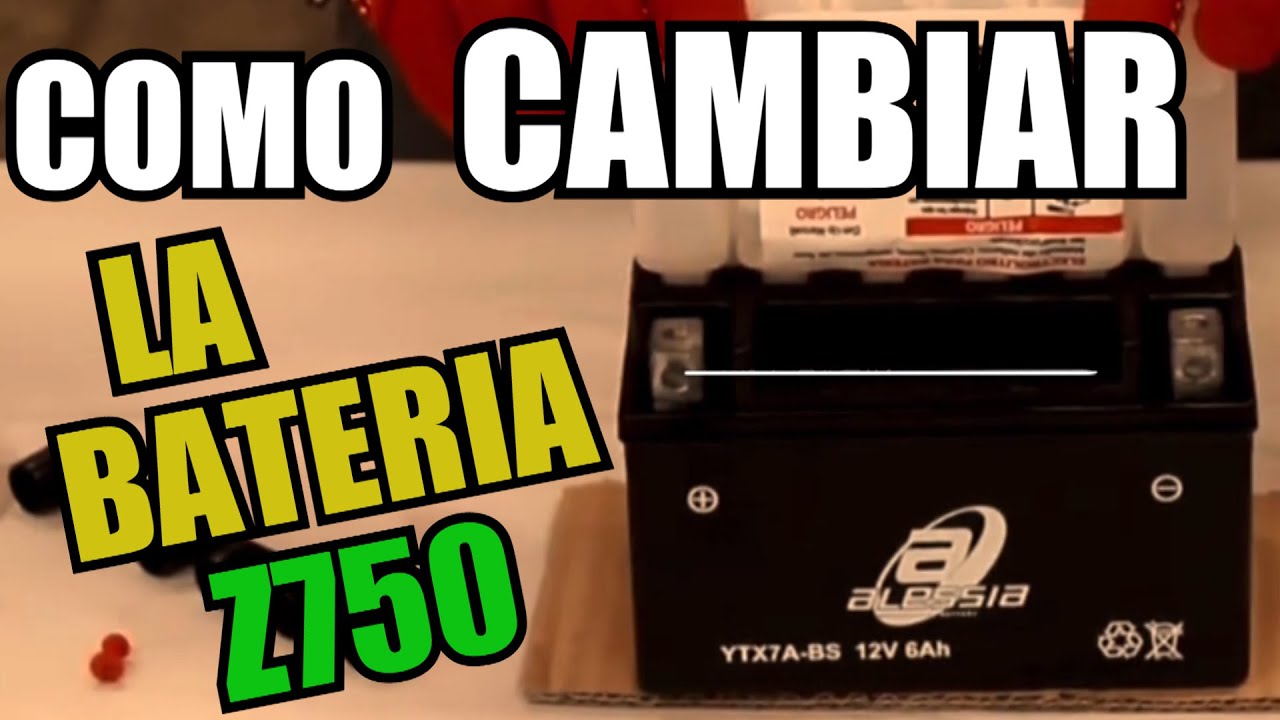 CAMBIO DE BATERÍA EN KAWASAKI Z750 || elbuhoknauj