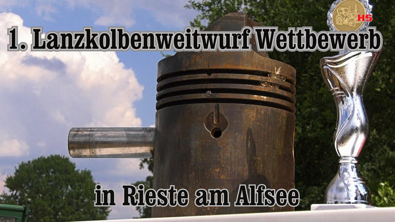 1.Lanzkolbenweitwurf Wettbewerb in Rieste in UHD/4K