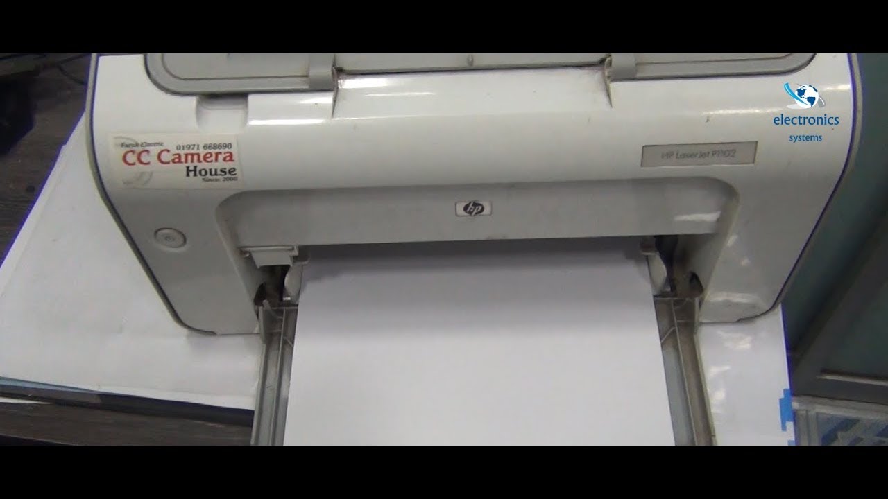 HP Laser Jet 1102 Printer Paper Jam Problem Solution