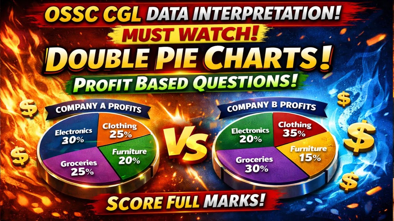 DI FROM ZERO LEVEL 🔥//OSSC CGL DATA INTERPRETATION// ossc data interpretation pyq