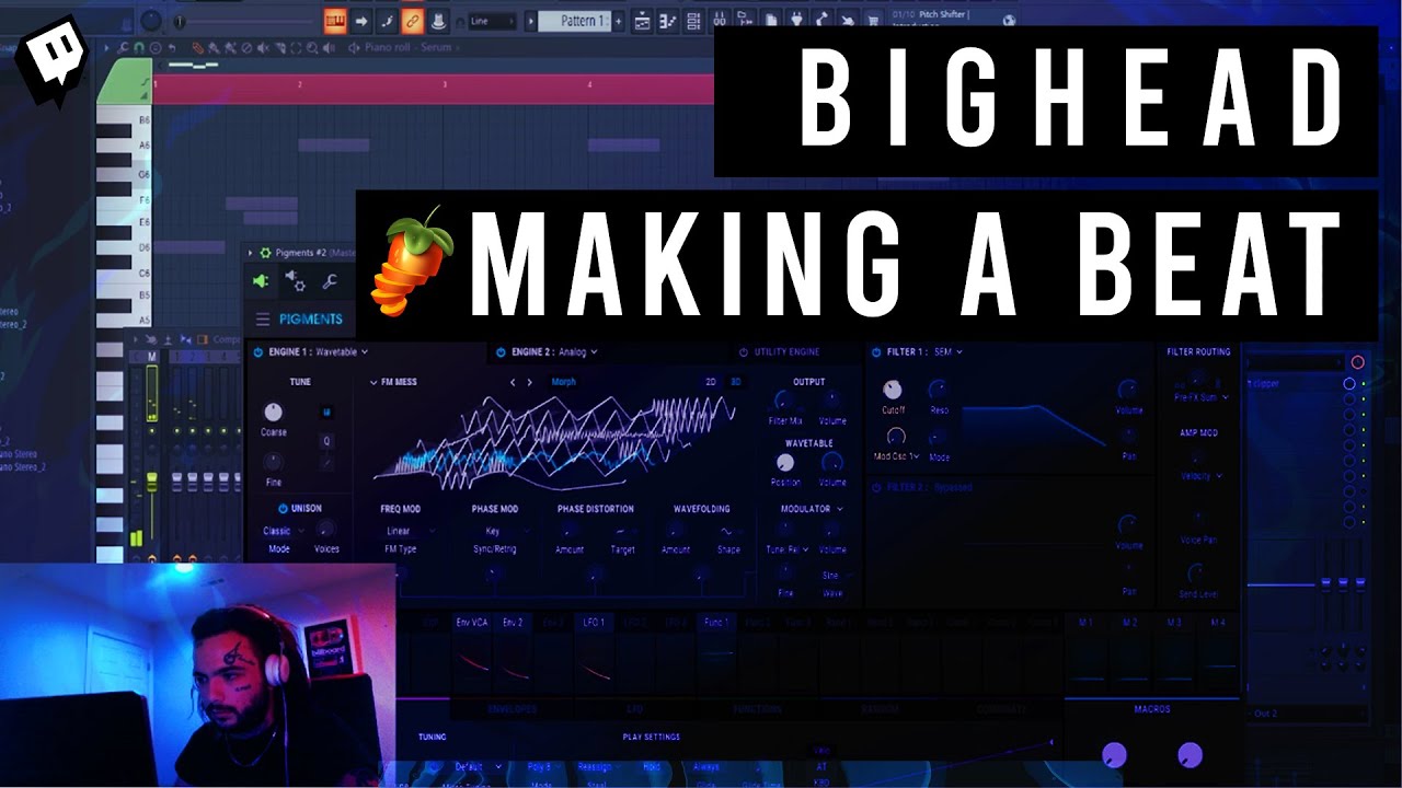 Bighead Making New Beats From Scratch | FL Studio | Twitch Stream IV