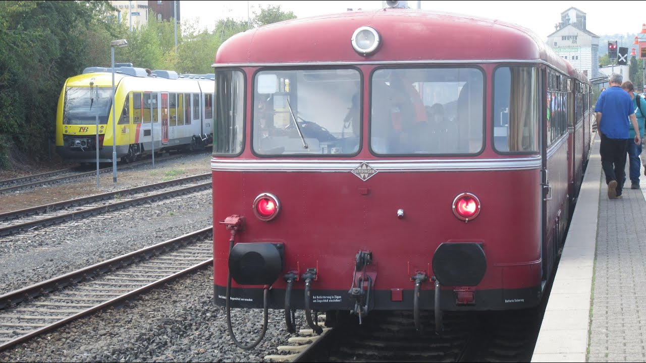 Schienenbusse auf der Taunusbahn, Bembelburg TV