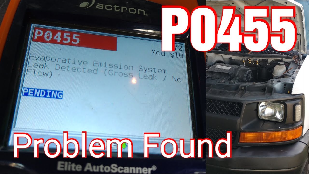 Проблема с кодом P0455 Chevrolet решена