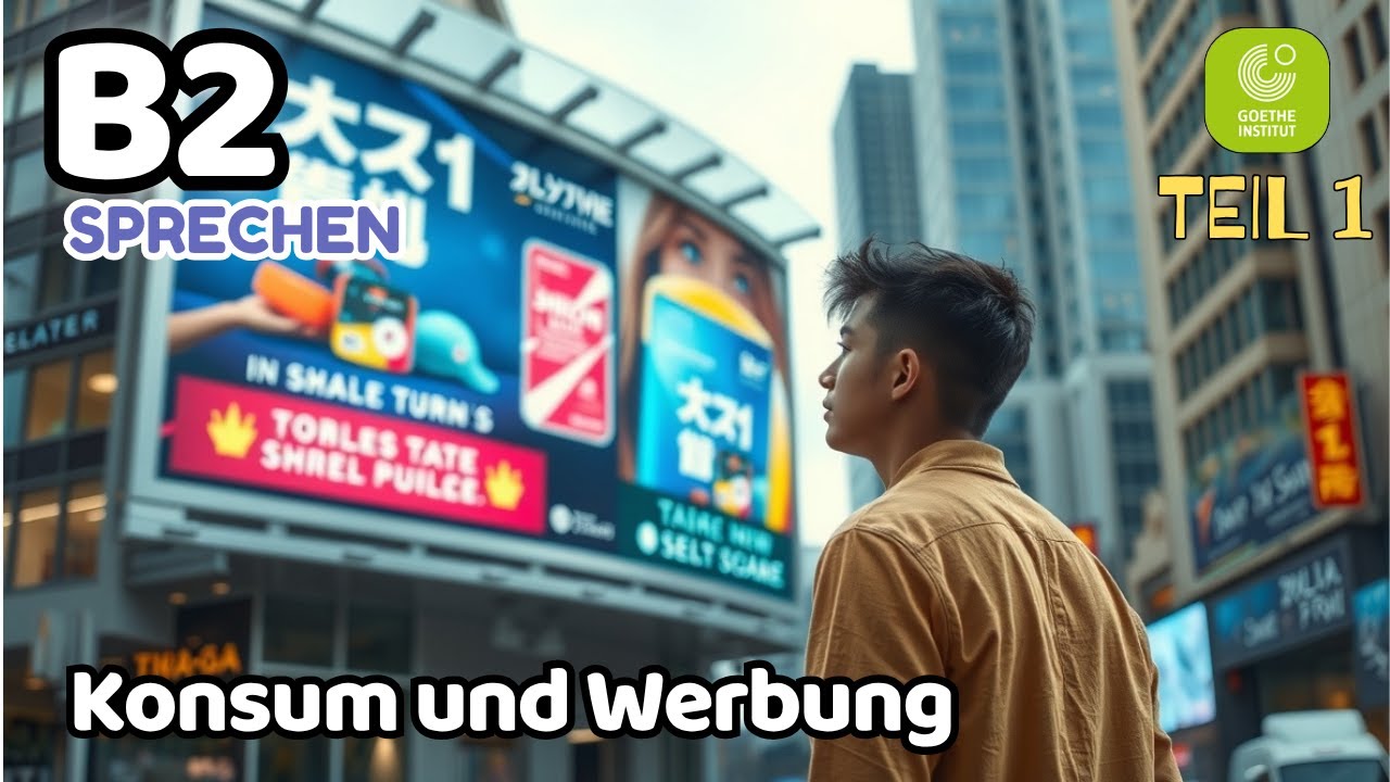 Konsum und Werbung I قدرت تبلیغات و مصرف‌گرایی I B2 sprechen Teil 1 Goethe