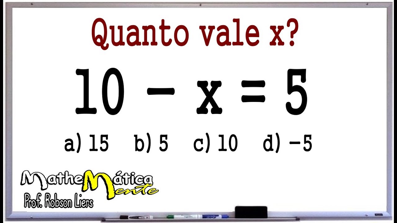 VOC&Ecirc; CONSEGUE PASSAR NESTE TESTE DO 6&ordm; ANO?   Prof Robson Liers - Mathematicamente