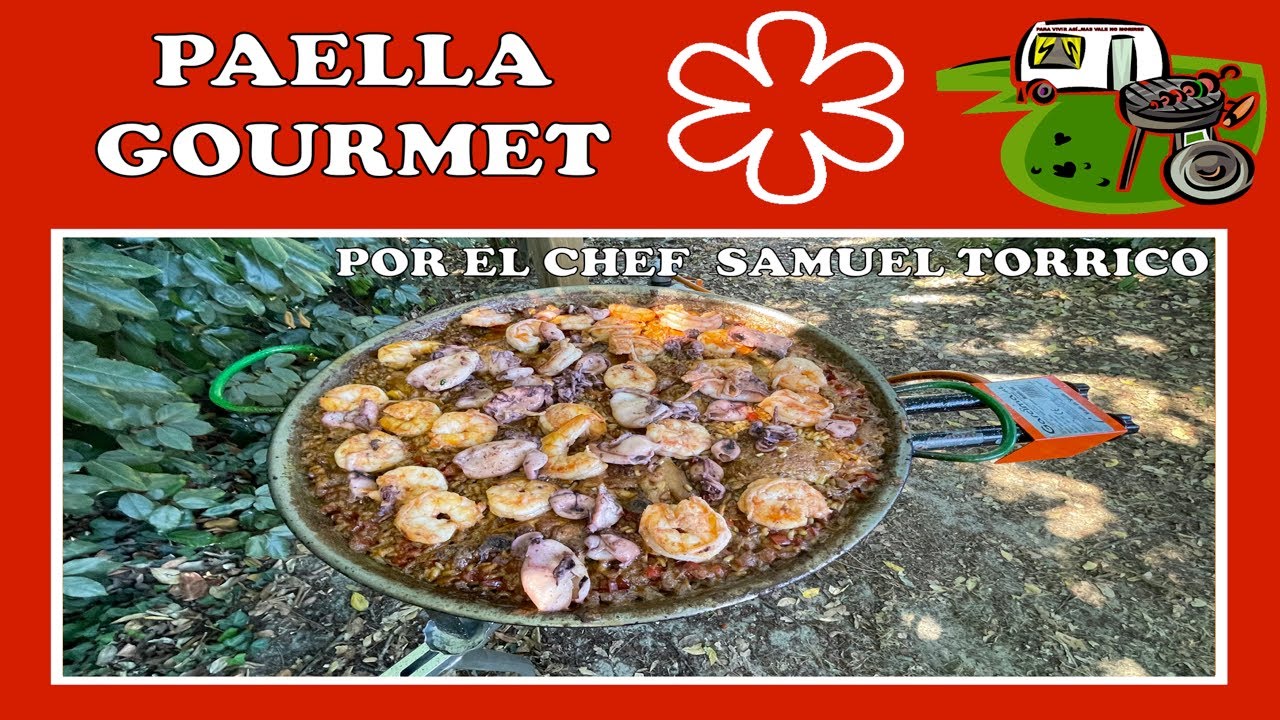 PAELLA GOURMET en el Camping del INCENDIO - Italia en Caravana #23