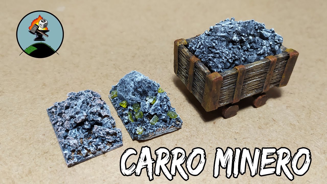 051 Carro minero (Heroquest - D&D - Pathfinder - Wargames)