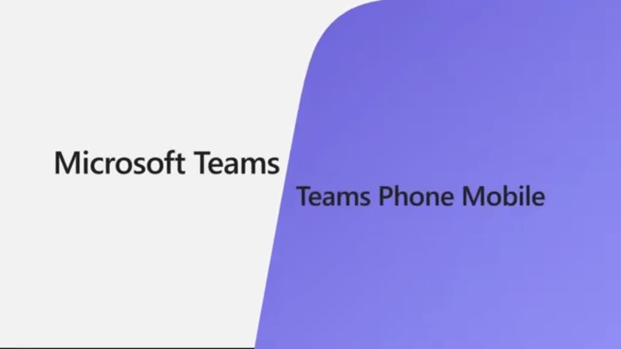 Intro to Teams Phone Mobile