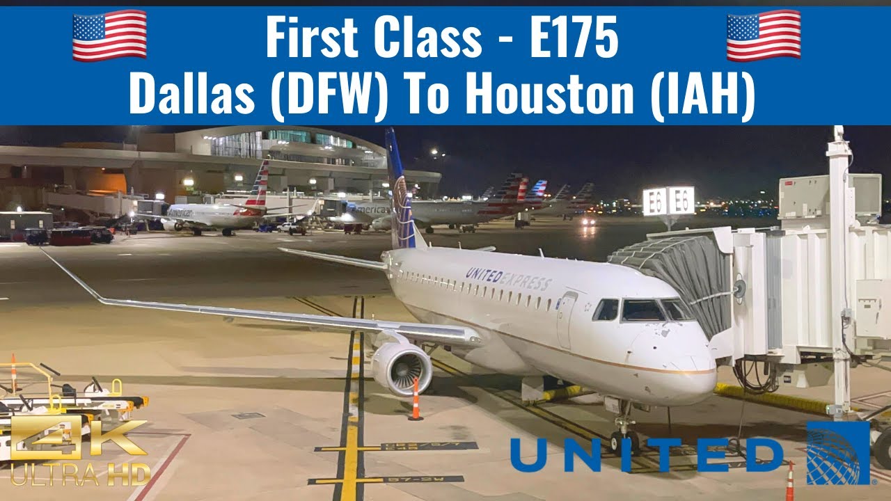 United Express | Embraer E175 | First Class | Dallas (DFW) To Houston (IAH) | Trip Report