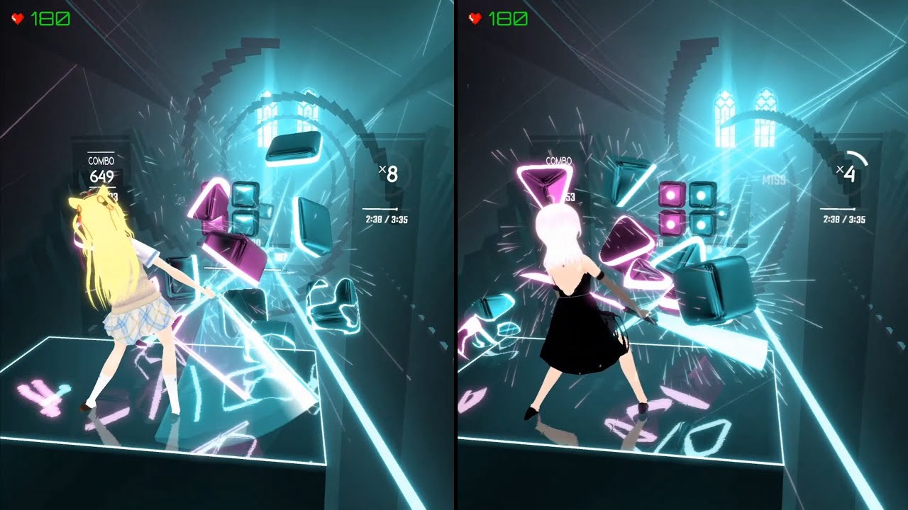 【Beat Saber】Poker Face - Lady Gaga (Regular/Darth Maul) - Full Body Tracking