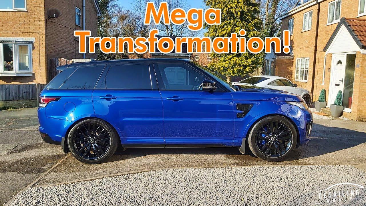 Epic Transformation! Range Rover SVR Swirl Removal and Lake Country UDOS First Use!