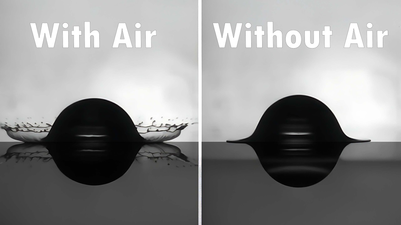 Why Don't Liquids Splash In a Vacuum?