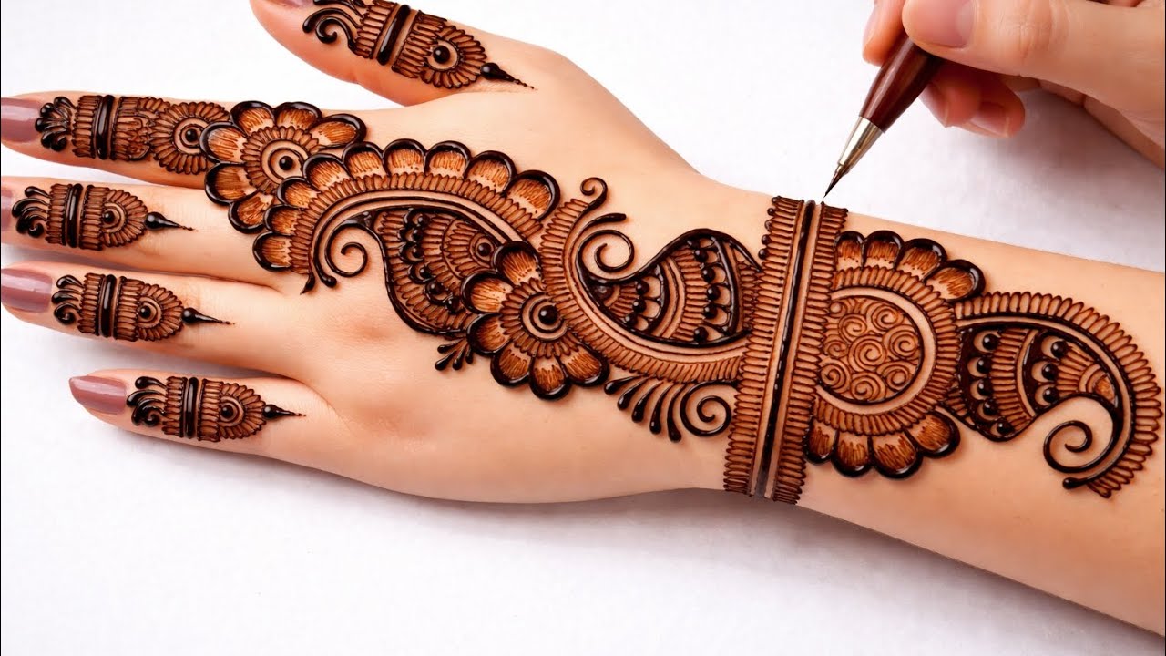 Eid full hand simple mehndi design 2026|mehandi ka design | mehndi design |Ht fIST| #mehandi