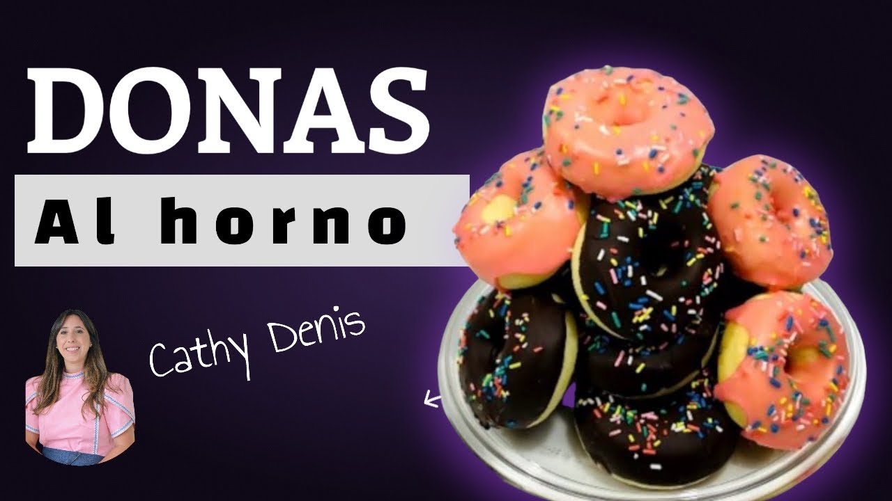 La mejor receta de DONAS al horno 🍩