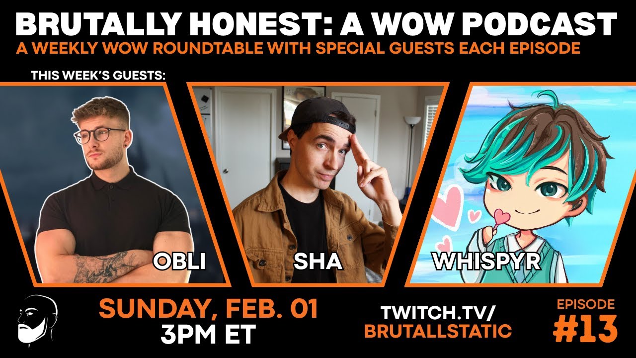 wow midnight !podcast ep 13 w/ @obliwow @sha_irl @whispyrrogue