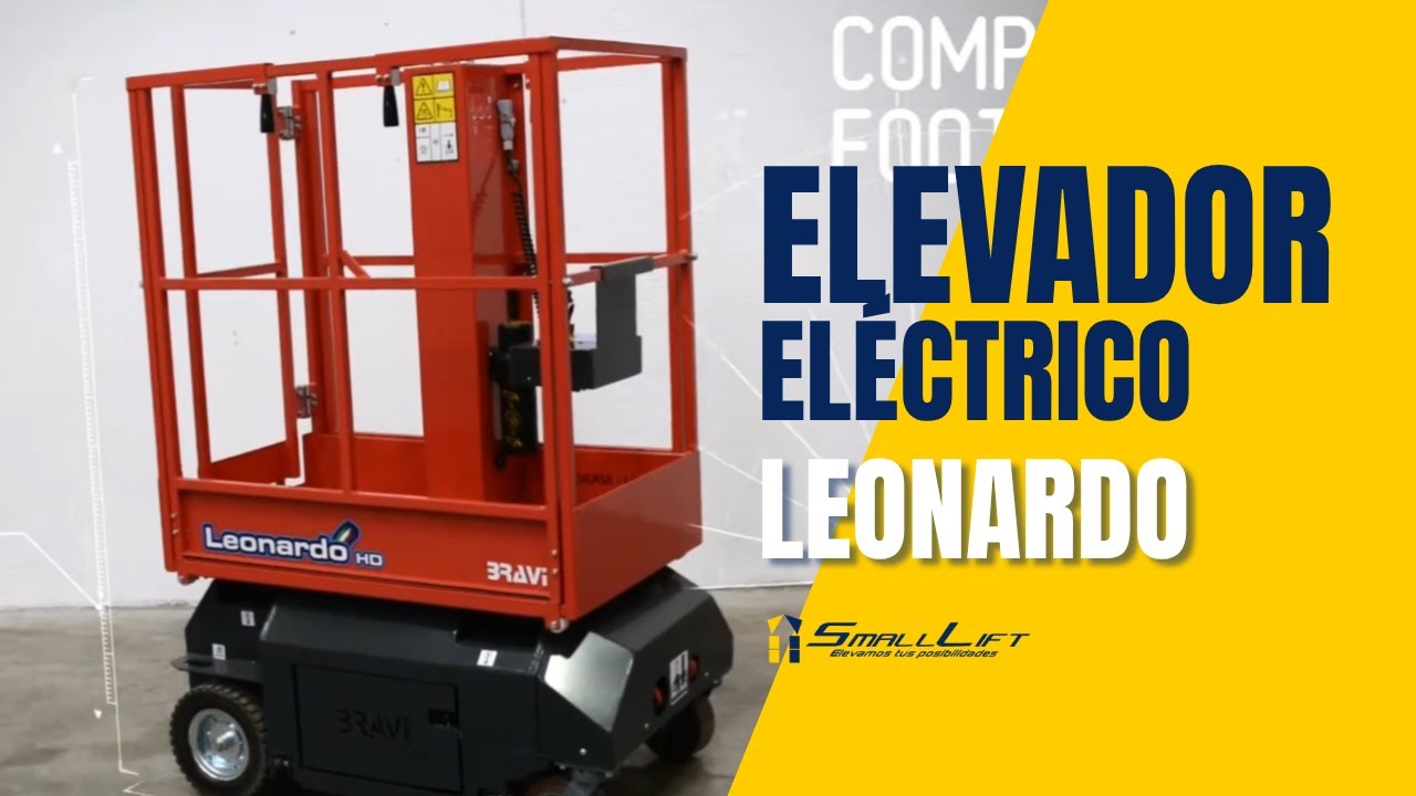 Elevador totalmente eléctrico y compacto LEONARDO