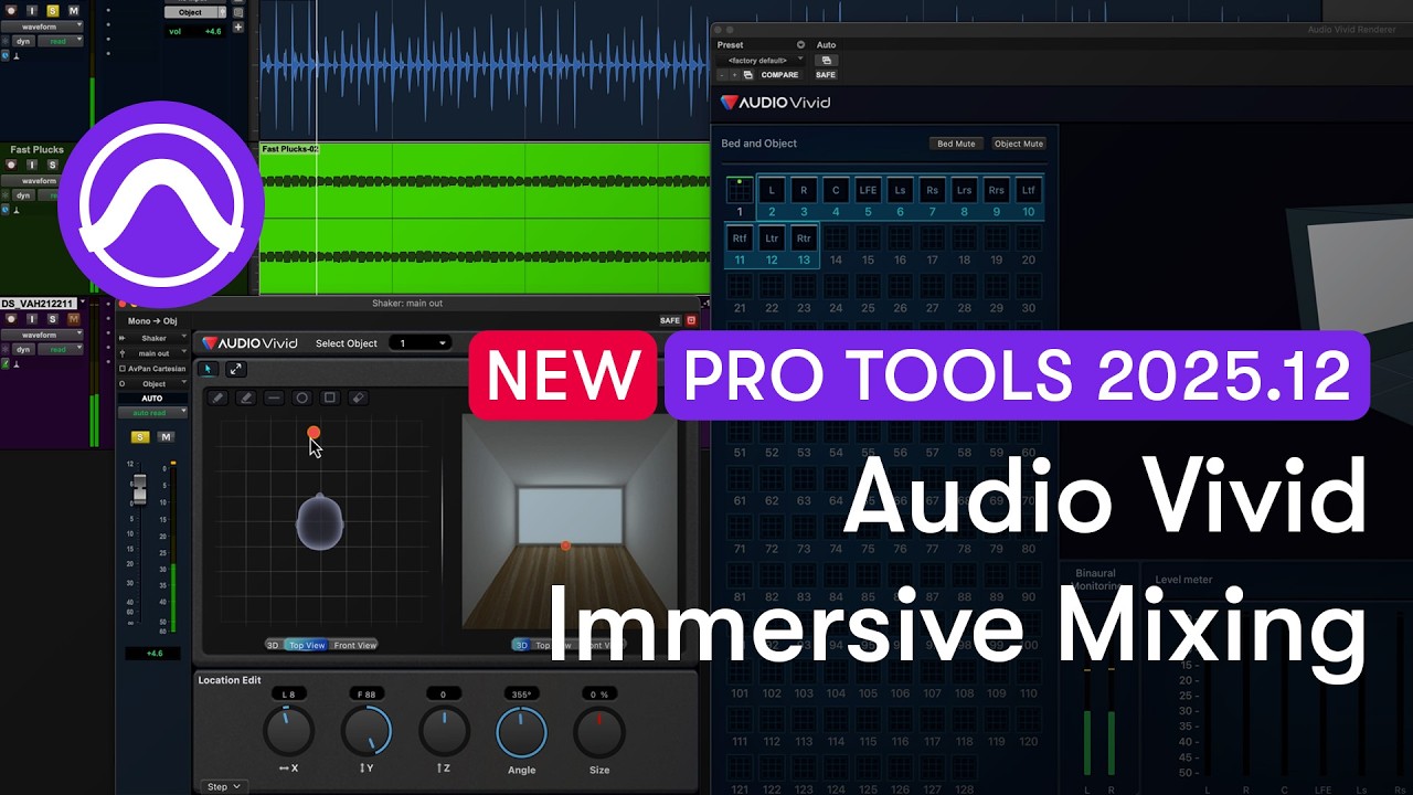 Как микшировать и обрабатывать аудиоконтент в Pro Tools